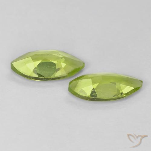 Peridot Gemstones in 8 x 4 mm (calibrated) Size for Sale, Peridot Stones in Bright Green Color