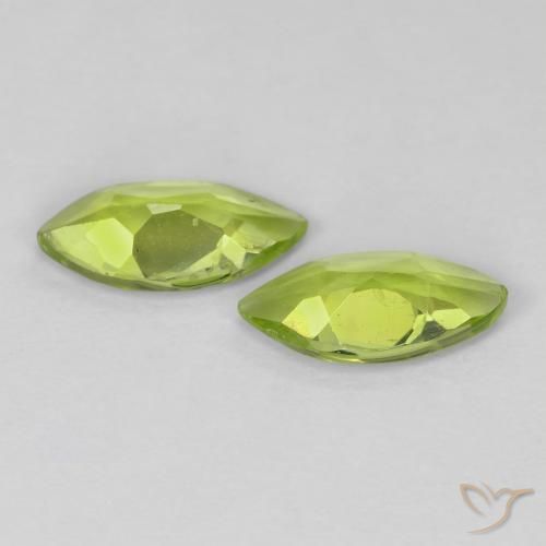 Peridot Gemstones in 8 x 4 mm (calibrated) Size for Sale, Peridot Stones in Bright Green Color