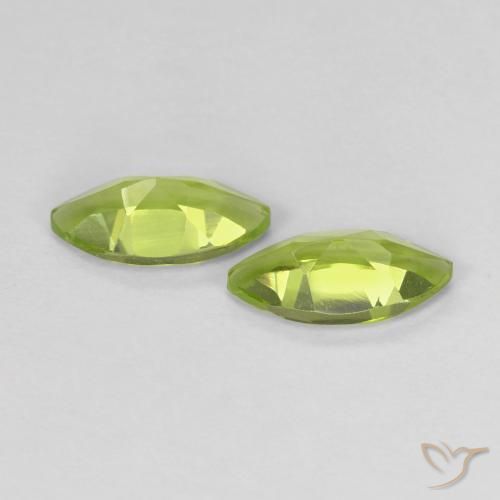 Peridot Gemstones in 8 x 4 mm (calibrated) Size for Sale, Peridot Stones in Medium Green Color