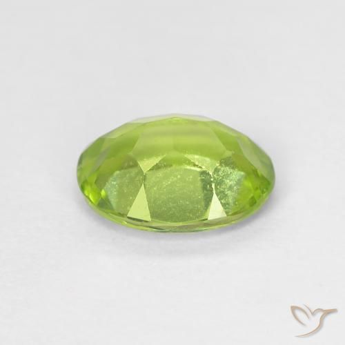 Peridot Gemstone in 7.7 x 5.8 mm Size for Sale, Peridot Stone in Lively Green Color