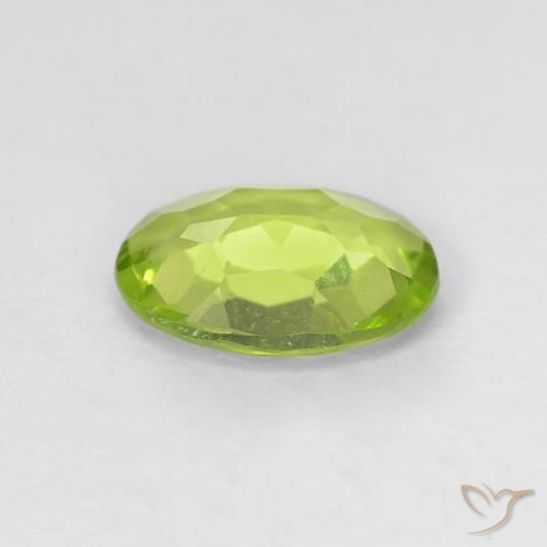 Peridot Gemstone in 8 x 6 mm (calibrated) Size for Sale, Peridot Stone in Bright Green Color