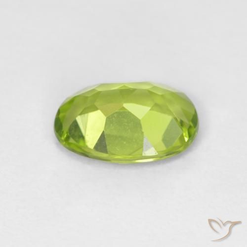 Peridot Gemstone in 8 x 6 mm (calibrated) Size for Sale, Peridot Stone in Bright Green Color
