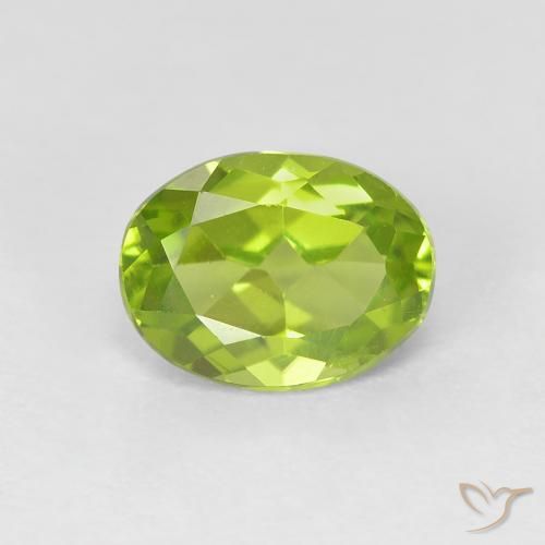 Best 11.50 KT Best Affare Naturale Peridoto Verde Ovale Forma Certificato Sfuso Gemma 
