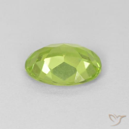 Peridot Gemstone in 8 x 6 mm (calibrated) Size for Sale, Peridot Stone in Medium Green Color