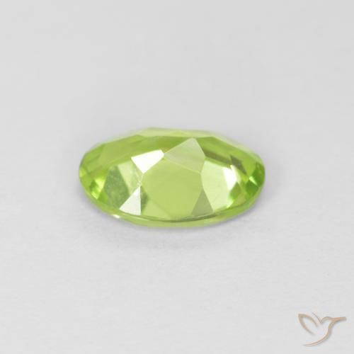 Peridot Gemstone in 7 x 5 mm (calibrated) Size for Sale, Peridot Stone in Lively Green Color