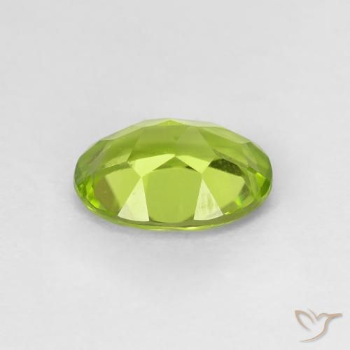 Peridot Gemstone in 8 x 6 mm (calibrated) Size for Sale, Peridot Stone in Lively Yellowish Green Color