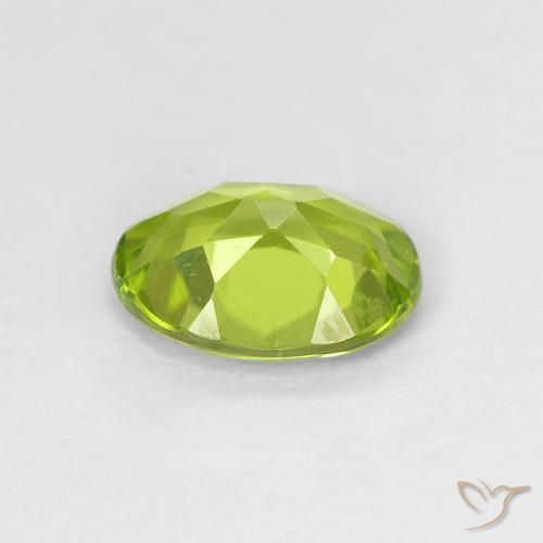 Peridot Gemstone in 8 x 6 mm (calibrated) Size for Sale, Peridot Stone in Medium Green Color
