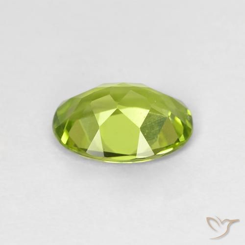 Peridot Gemstone in 8 x 6 mm (calibrated) Size for Sale, Peridot Stone in Lively Yellowish Green Color