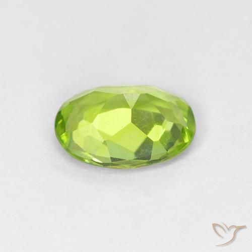 Peridot Gemstone in 8 x 6 mm (calibrated) Size for Sale, Peridot Stone in Yellowish Green Color