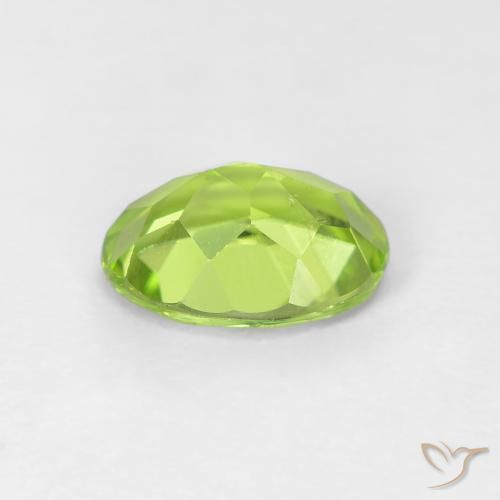 Peridot Gemstone in 7.7 x 5.8 mm Size for Sale, Peridot Stone in Lively Green Color