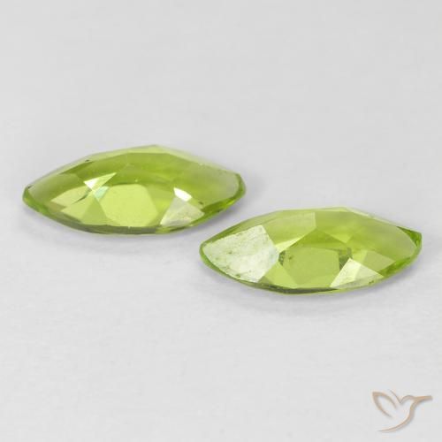 Peridot Gemstones in 8 x 4 mm (calibrated) Size for Sale, Peridot Stones in Medium Green Color