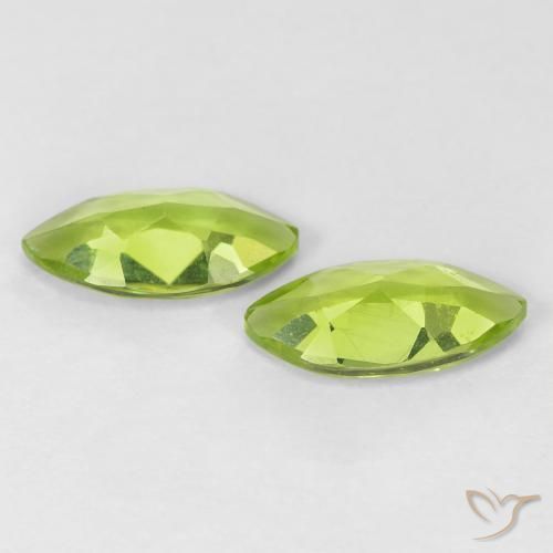 Peridot Gemstones in 8 x 4 mm (calibrated) Size for Sale, Peridot Stones in Medium Green Color