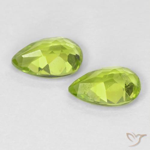 Peridot Gemstones in 6 x 4 mm (calibrated) Size for Sale, Peridot Stones in Bright Green Color