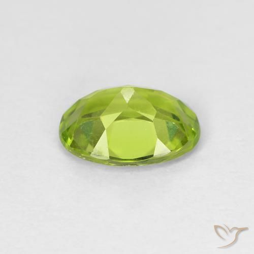 Peridot Gemstone in 7.8 x 5.7 mm Size for Sale, Peridot Stone in Lively Green Color