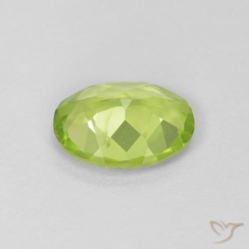 Peridot Gemstone in 8 x 6 mm (calibrated) Size for Sale, Peridot Stone in Medium Green Color