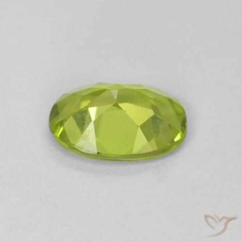 Peridot Gemstone in 8 x 6 mm (calibrated) Size for Sale, Peridot Stone in Lively Green Color
