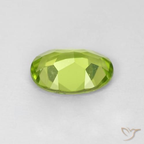 Peridot Gemstone in 8 x 6 mm (calibrated) Size for Sale, Peridot Stone in Medium Green Color