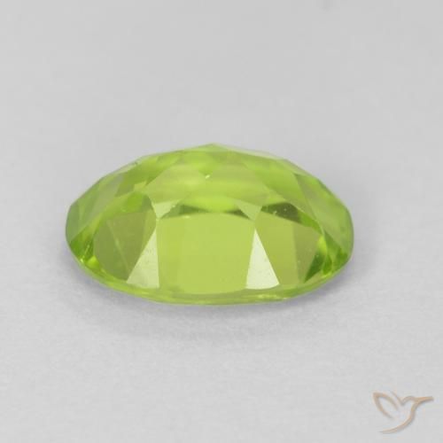 Peridot Gemstone in 7.9 x 5.6 mm Size for Sale, Peridot Stone in Bright Green Color