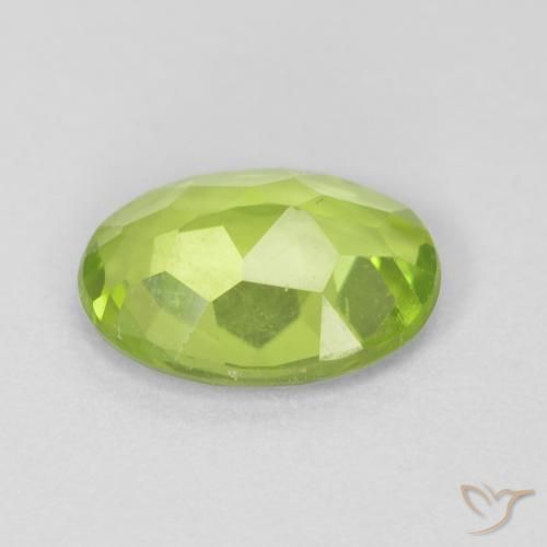 Peridot Gemstone in 8 x 6 mm (calibrated) Size for Sale, Peridot Stone in Bright Green Color