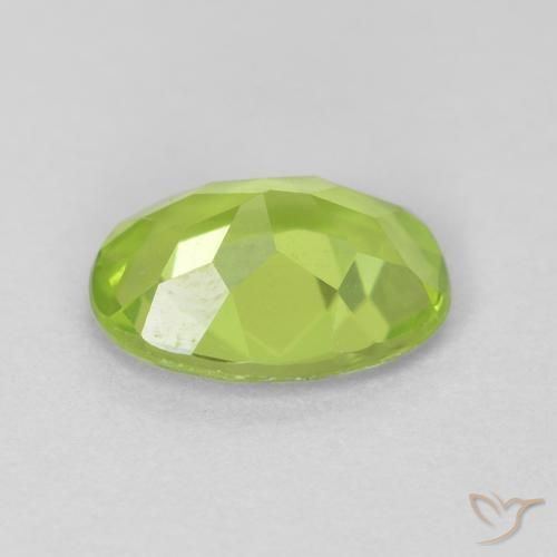 Peridot Gemstone in 8 x 6 mm (calibrated) Size for Sale, Peridot Stone in Bright Green Color