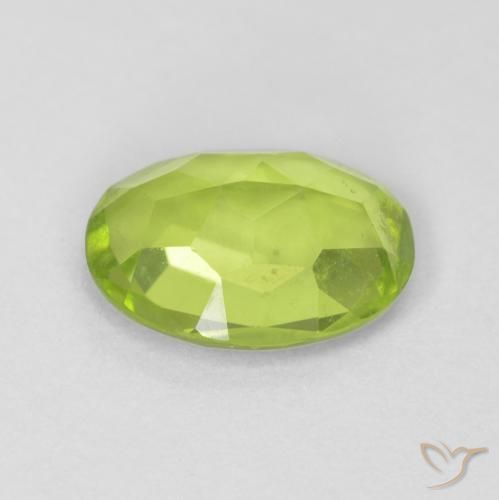 Peridot Gemstone in 8 x 6 mm (calibrated) Size for Sale, Peridot Stone in Bright Green Color