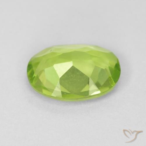 Peridot Gemstone in 8 x 6 mm (calibrated) Size for Sale, Peridot Stone in Bright Green Color
