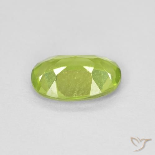 Peridot Gemstone in 7 x 5 mm (calibrated) Size for Sale, Peridot Stone in Bright Green Color