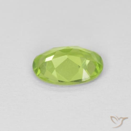 Peridot Gemstone in 7.7 x 5.5 mm Size for Sale, Peridot Stone in Lively Green Color
