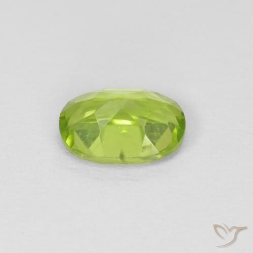 Peridot Gemstone in 7 x 5 mm (calibrated) Size for Sale, Peridot Stone in Medium Green Color