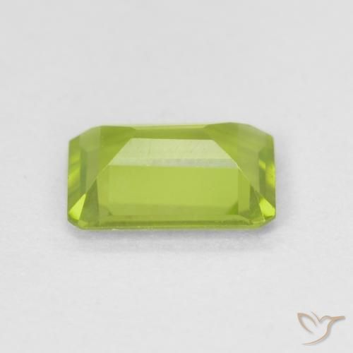 Peridot Gemstone in 7 x 5 mm (calibrated) Size for Sale, Peridot Stone in Bright Green Color