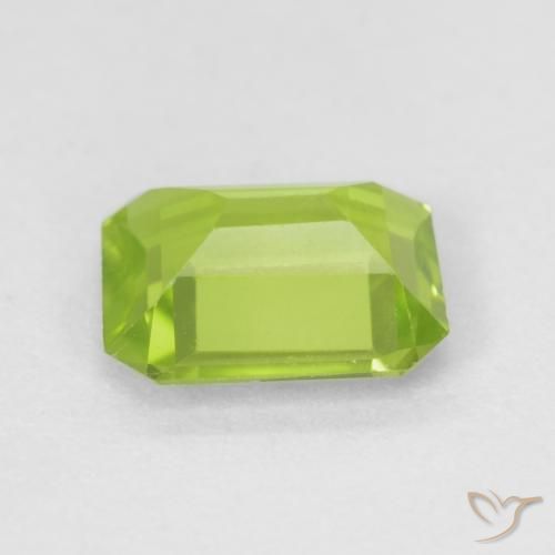 Peridot Gemstone in 6.3 x 5.1 mm Size for Sale, Peridot Stone in Bright Green Color