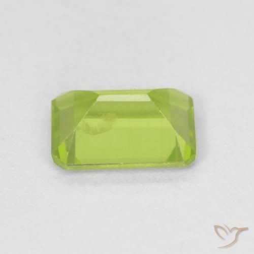 Peridot Gemstone in 7 x 5 mm (calibrated) Size for Sale, Peridot Stone in Bright Green Color