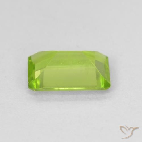 Peridot Gemstone in 7 x 5 mm (calibrated) Size for Sale, Peridot Stone in Bright Green Color