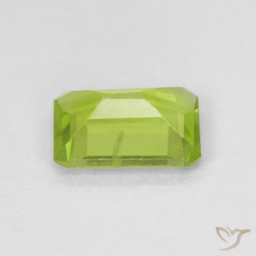 Peridot Gemstone in 7 x 5 mm (calibrated) Size for Sale, Peridot Stone in Bright Green Color