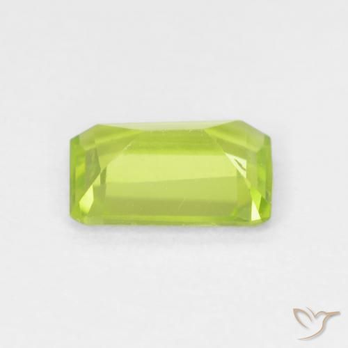 Peridot Gemstone in 7 x 5 mm (calibrated) Size for Sale, Peridot Stone in Bright Green Color