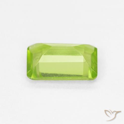 Peridot Gemstone in 7 x 5 mm (calibrated) Size for Sale, Peridot Stone in Bright Green Color