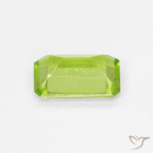 Peridot Gemstone in 7 x 5 mm (calibrated) Size for Sale, Peridot Stone in Bright Green Color