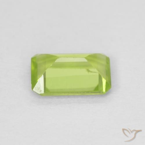 Peridot Gemstone in 7 x 5 mm (calibrated) Size for Sale, Peridot Stone in Medium Green Color