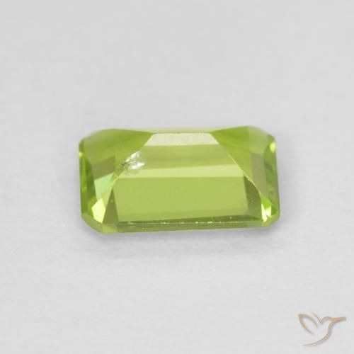 Peridot Gemstone in 7 x 5 mm (calibrated) Size for Sale, Peridot Stone in Bright Green Color