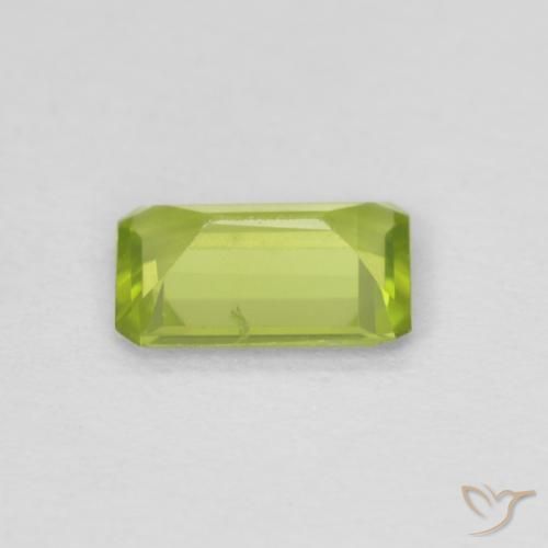 Peridot Gemstone in 6.8 x 4.7 mm Size for Sale, Peridot Stone in Bright Green Color