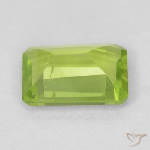 Peridot Gemstone in 7 x 5 mm (calibrated) Size for Sale, Peridot Stone in Bright Green Color