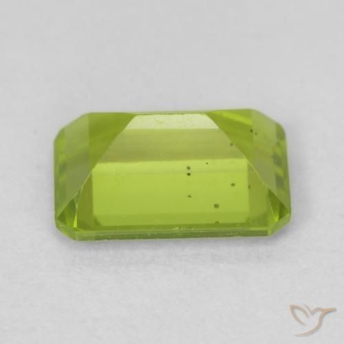 Peridot Gemstone in 6.8 x 4.8 mm Size for Sale, Peridot Stone in Bright Green Color
