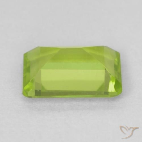Peridot Gemstone in 7 x 5 mm (calibrated) Size for Sale, Peridot Stone in Yellowish Green Color