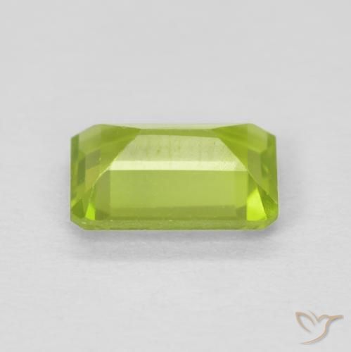 Peridot Gemstone in 7 x 5 mm (calibrated) Size for Sale, Peridot Stone in Bright Green Color