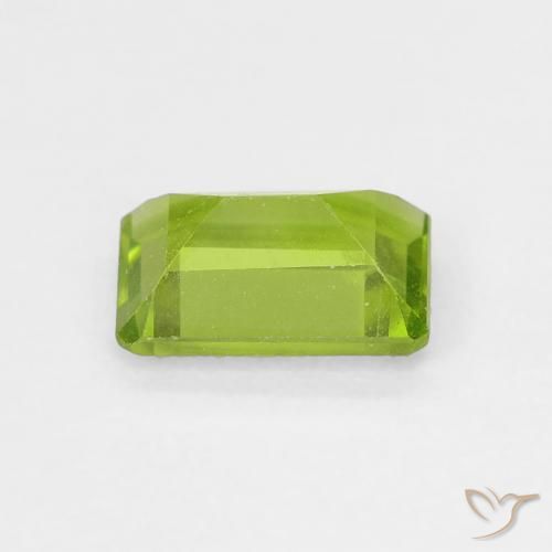 Peridot Gemstone in 7 x 5 mm (calibrated) Size for Sale, Peridot Stone in Bright Green Color