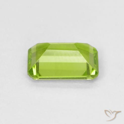 Peridot Gemstone in 7 x 5 mm (calibrated) Size for Sale, Peridot Stone in Bright Green Color