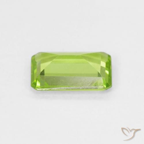 Peridot Gemstone in 7 x 5 mm (calibrated) Size for Sale, Peridot Stone in Yellowish Green Color