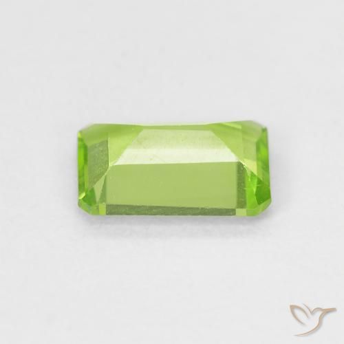 Peridot Gemstone in 7 x 5 mm (calibrated) Size for Sale, Peridot Stone in Medium Green Color