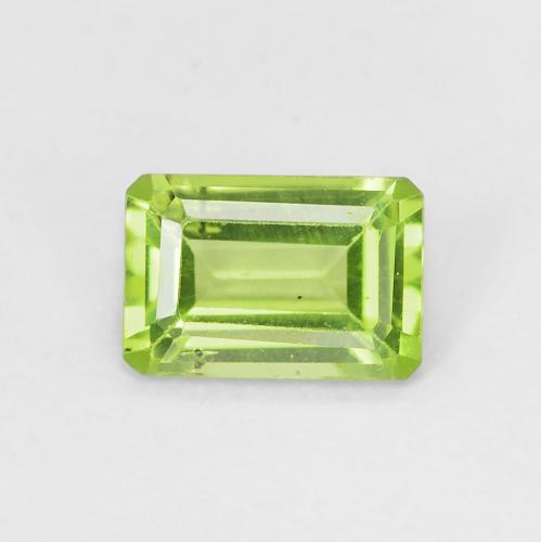 0.58 ct Octagon Cut Peridot, 6 x 4.1 mm From China, Photo A