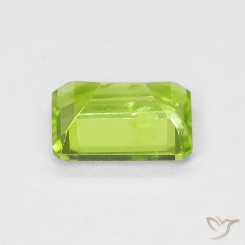 Peridot Gemstone in 7 x 5 mm (calibrated) Size for Sale, Peridot Stone in Medium Green Color